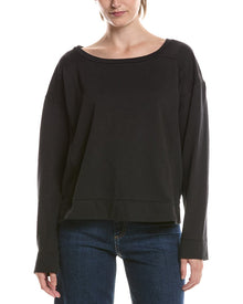 EILEEN FISHER | Womens | Ballet Neck Box Top | Black