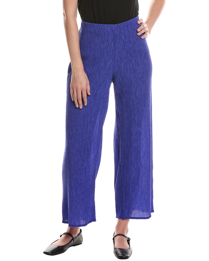 EILEEN FISHER | Womens | Ankle Wide Pant | Blue