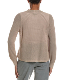 EILEEN FISHER | Womens | Silk-Blend Cardigan | Brown