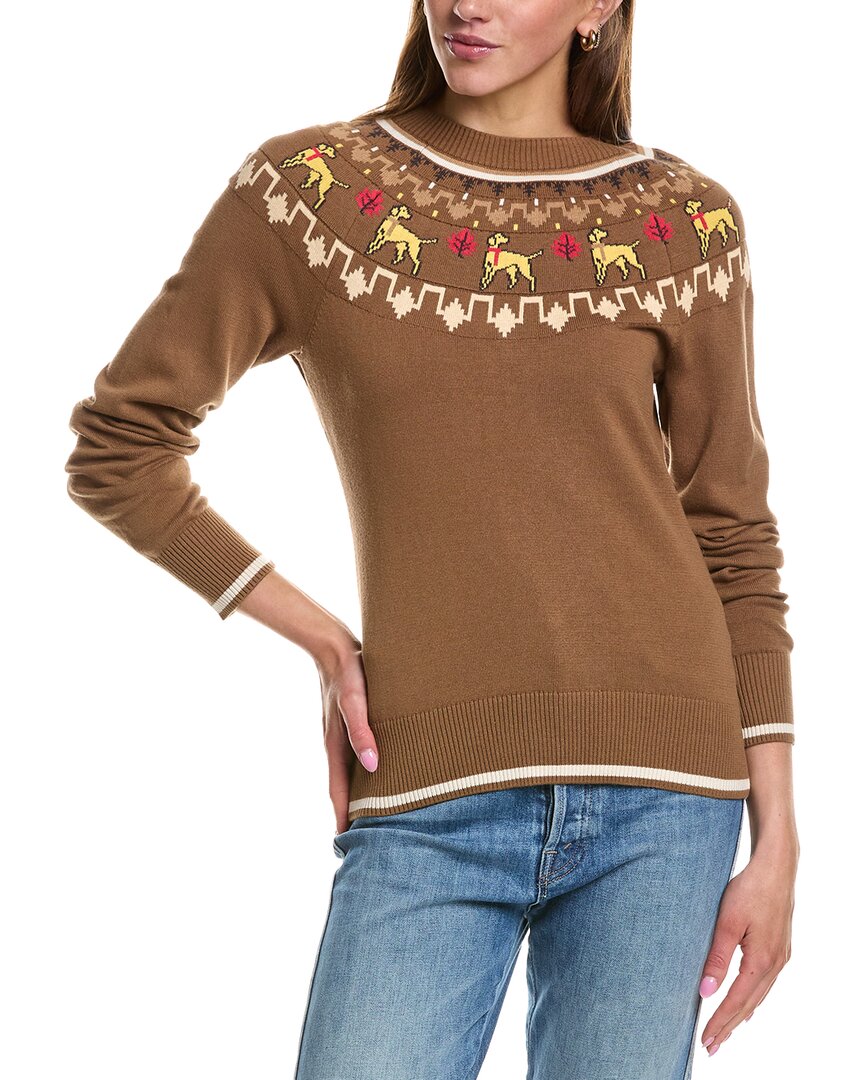 Rowing Blazers | Womens | Thanksgiving Fairisle Sweater | Brown