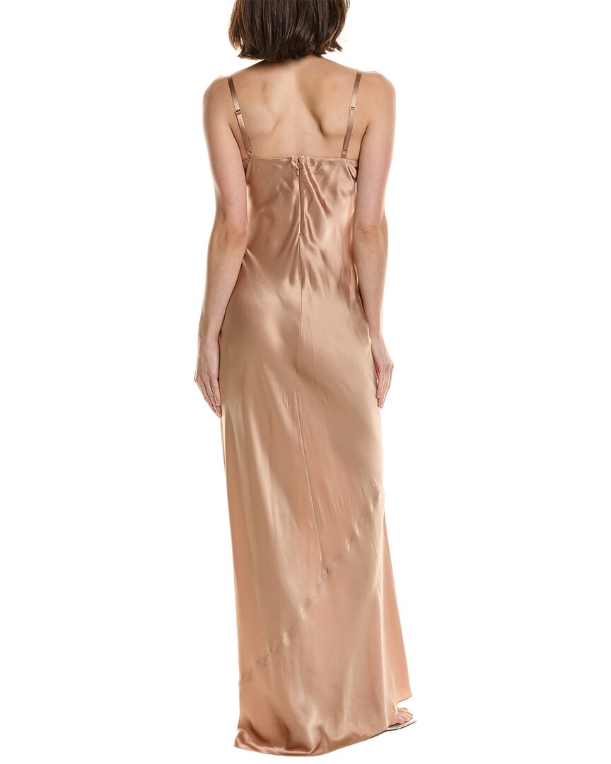 L'AGENCE | Womens | Sayla Long Dress | Brown