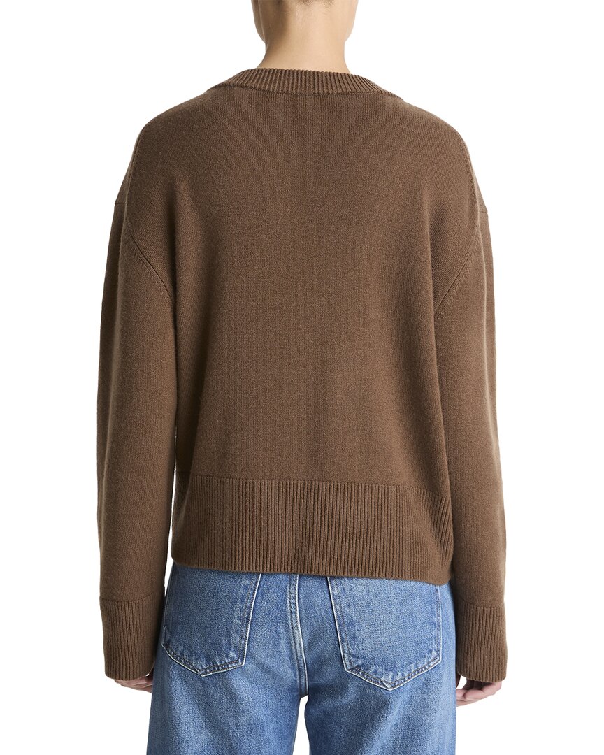 Vince | Womens | Wool & Cashmere-Blend Sweater | Brown