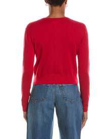 Velvet by Graham & Spencer | Womens | Violette Lux Cashmere-Blend Cardigan | Red