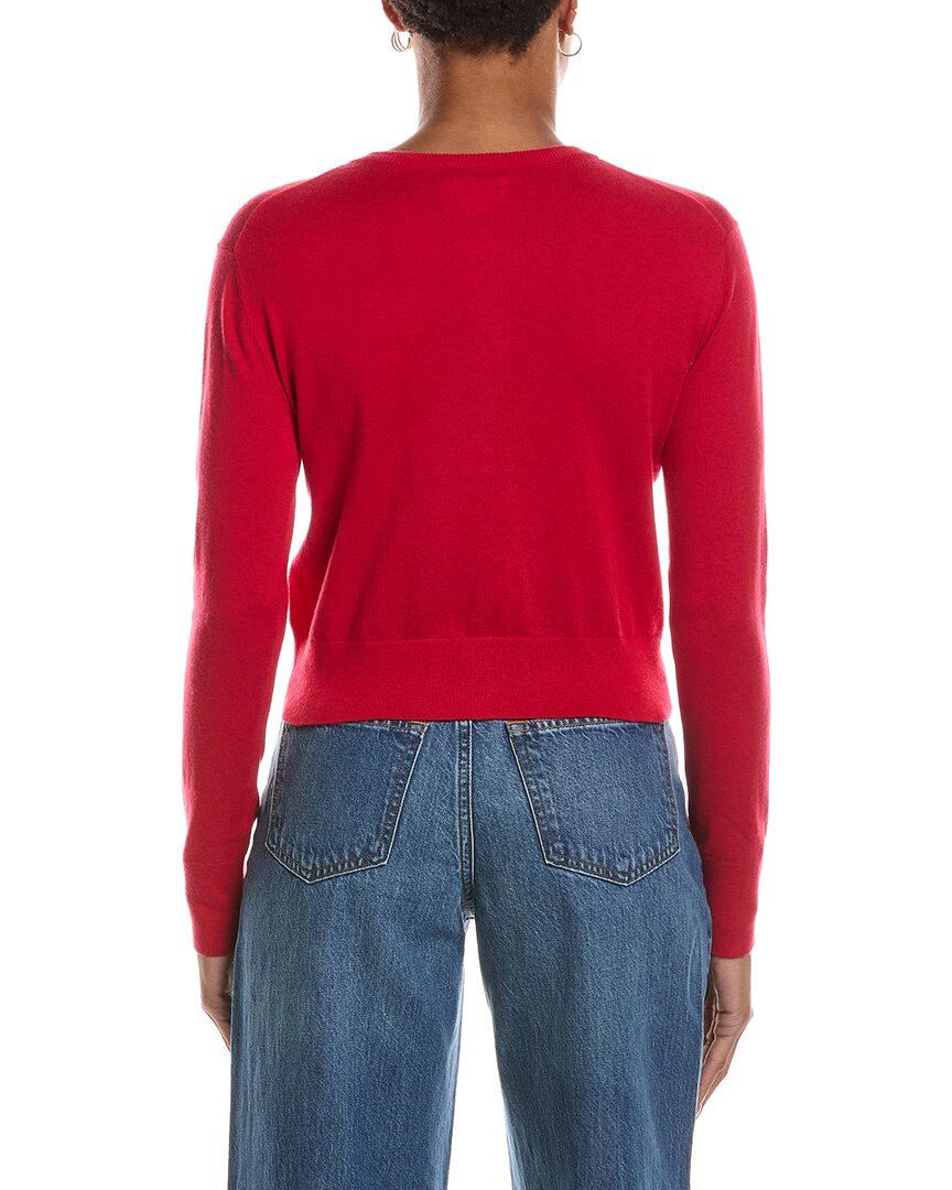 Velvet by Graham & Spencer | Womens | Violette Lux Cashmere-Blend Cardigan | Red
