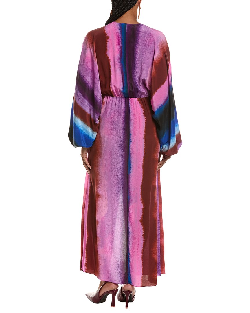 Diane von Furstenberg | Womens | Kason Silk Midi Dress | Pink