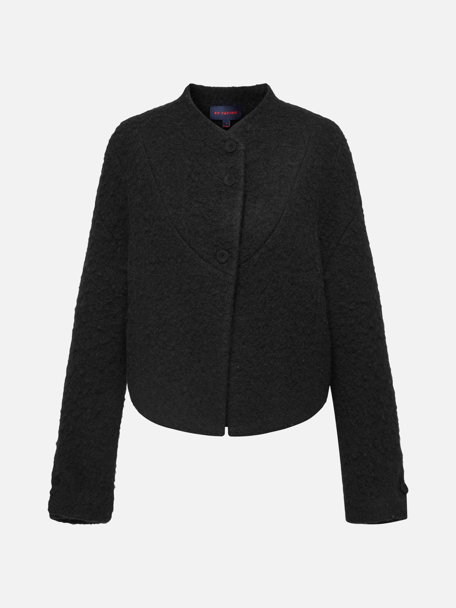 Wool-Blend Jacket | Black