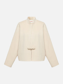 Elegant Woolen Coat | Beige