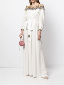 Embellished Caftan Gown Marchesa