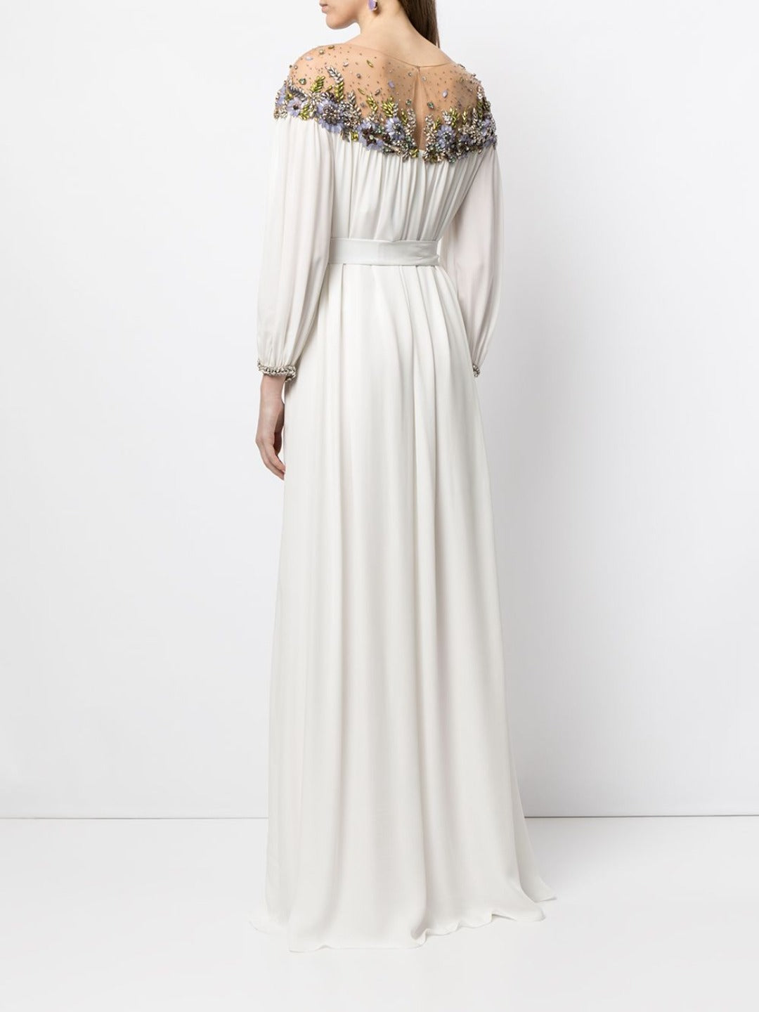 Embellished Caftan Gown Marchesa