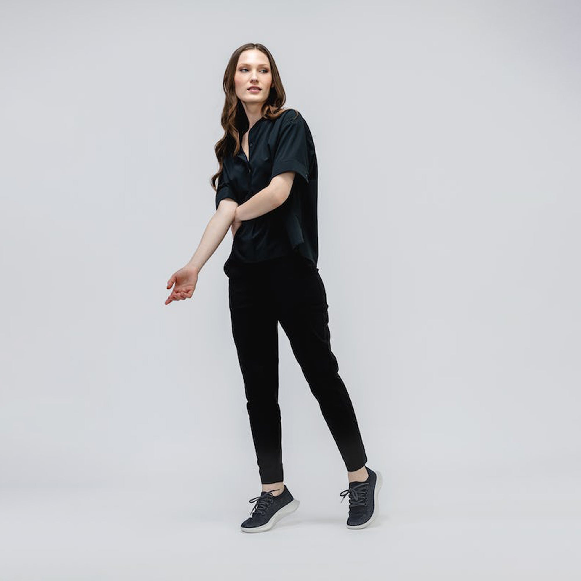 Women's Fusion Terry Jogger - Black Heather