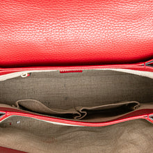 Gucci | Pre-Owned Medium Dollar Calf Interlocking G Satchel | Red