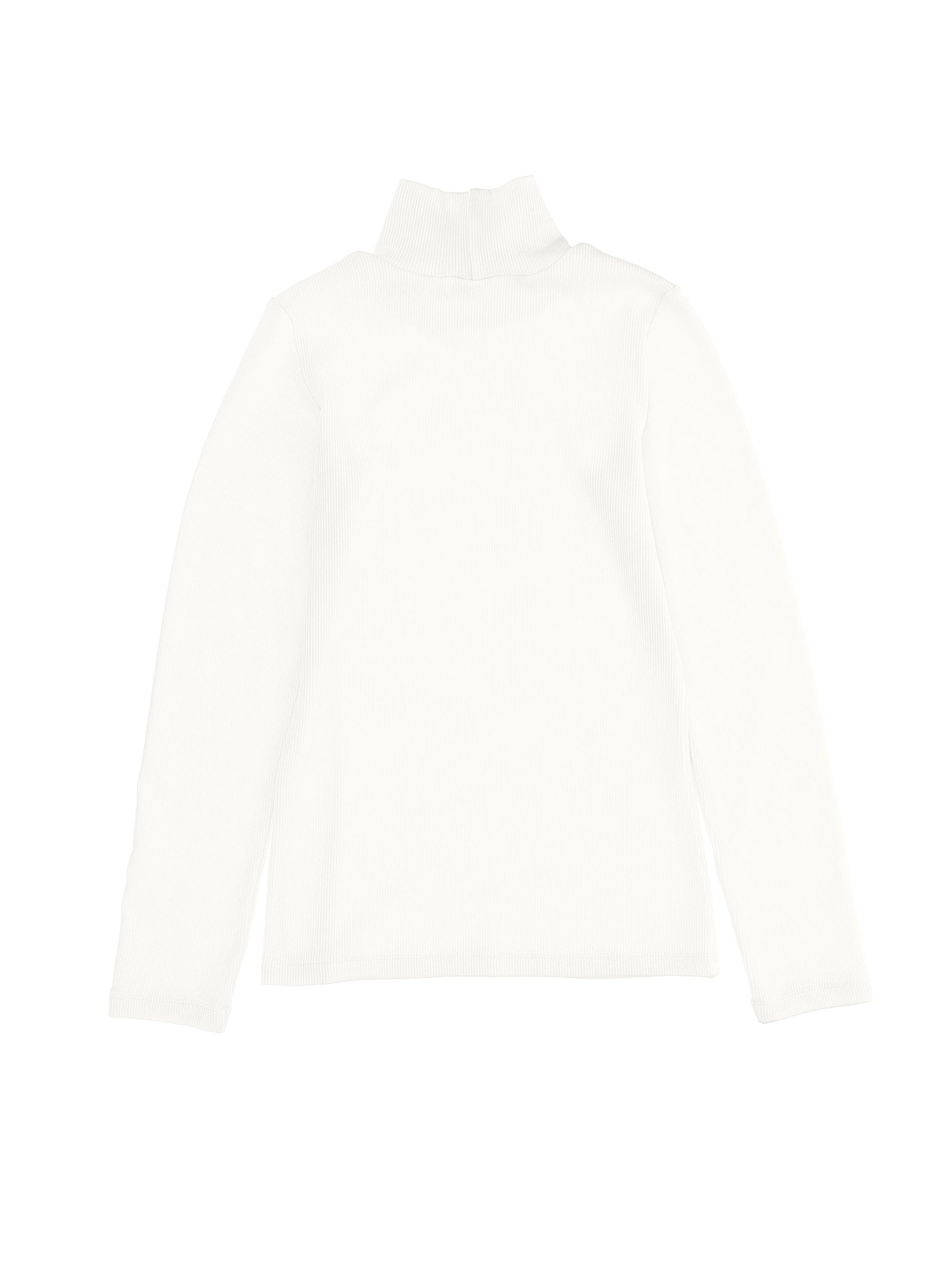Girls | Ribbed Viscose  Turtleneck | Cream