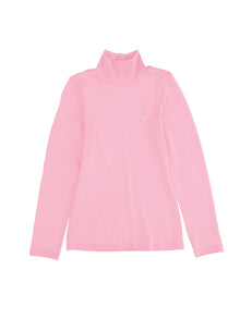 Girls | Ribbed Viscose  Turtleneck | FairyTale Pink