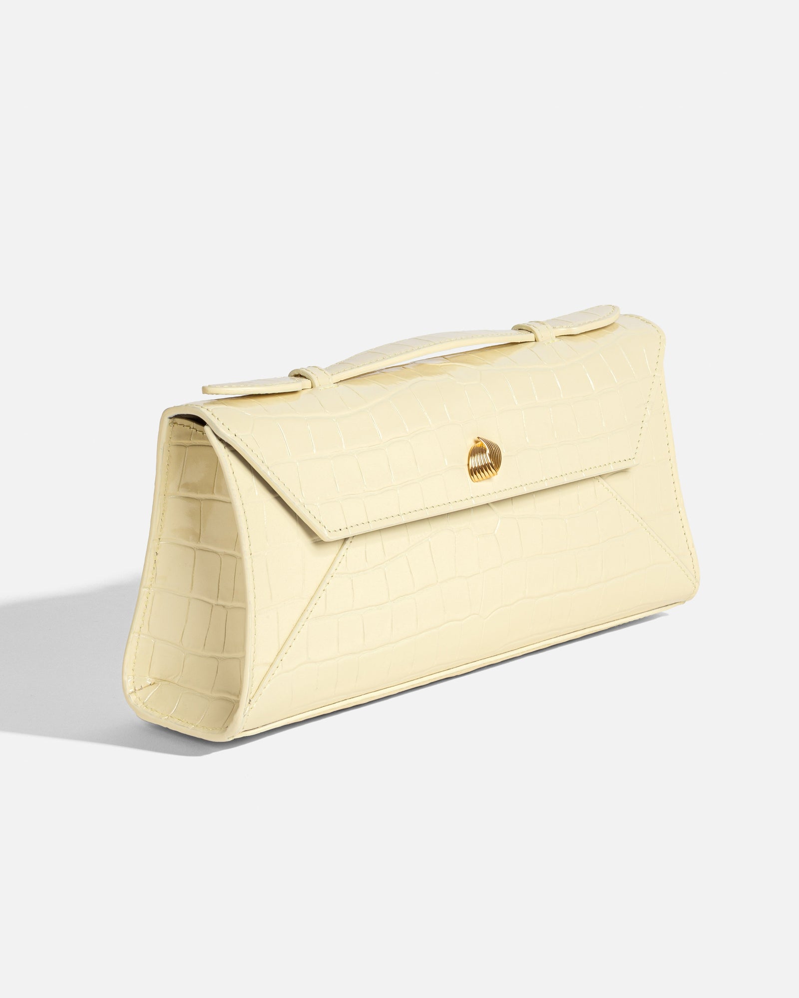 Cassandra Clutch | Butter Yellow