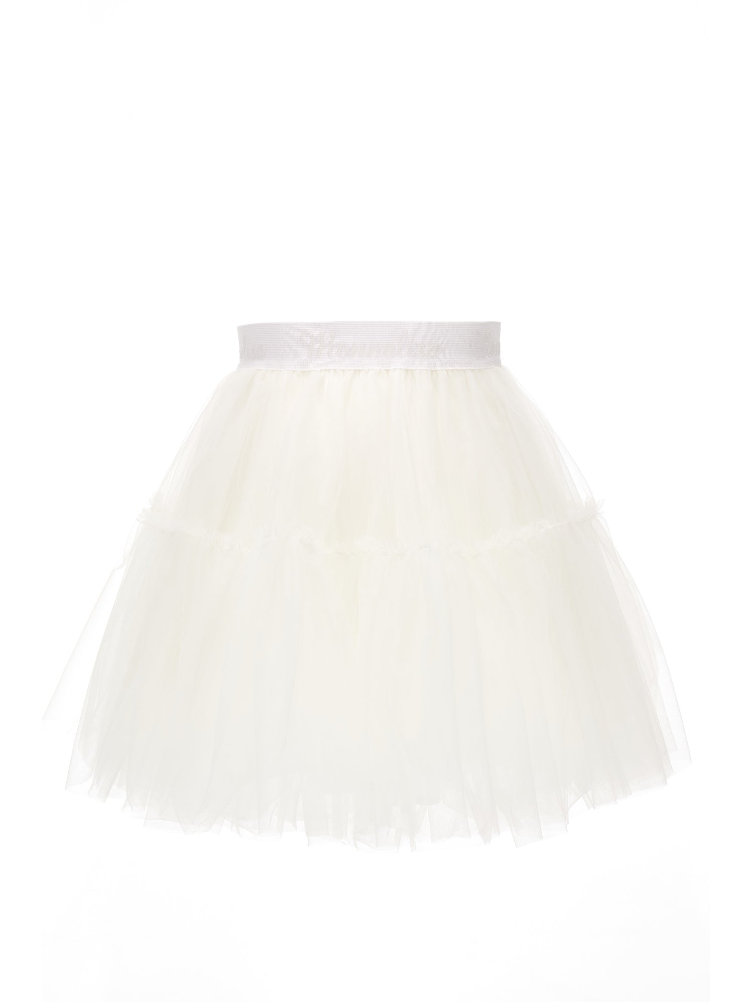 Girls | Silk-Touch Tulle Skirt | Cream