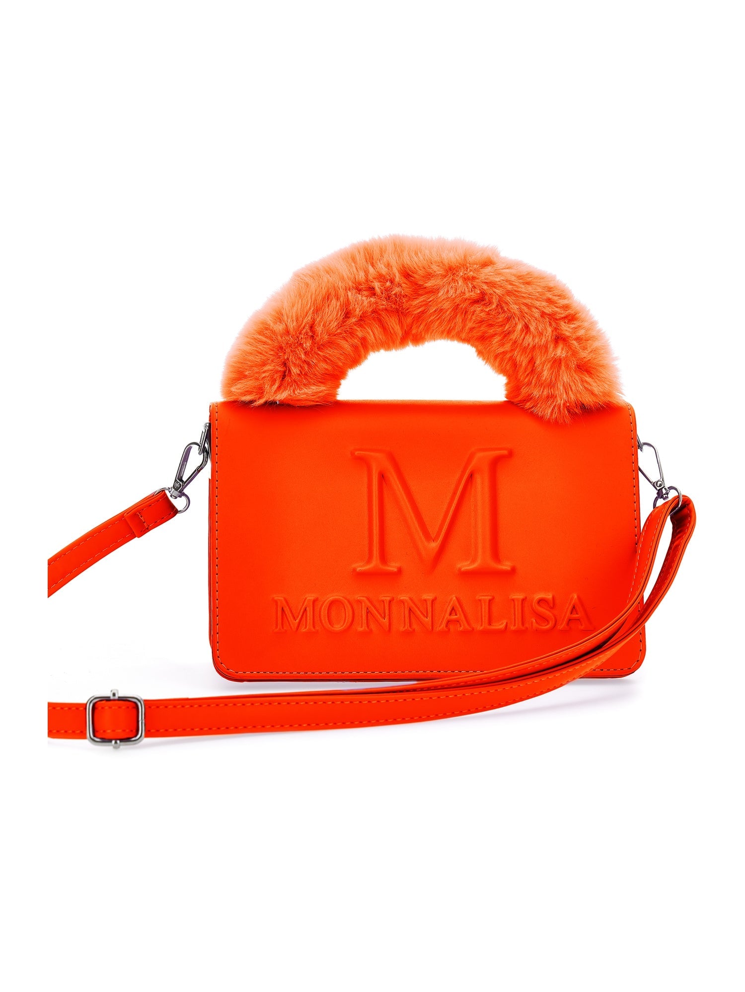 Girls | Coated Fabric Bag | Orange