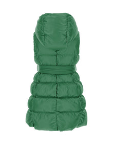 Girls | Technical Fabric Padded Gilet | Vibrant Green