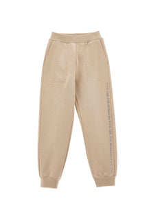 Girls | Heavyweight Fleece Joggers | Beige