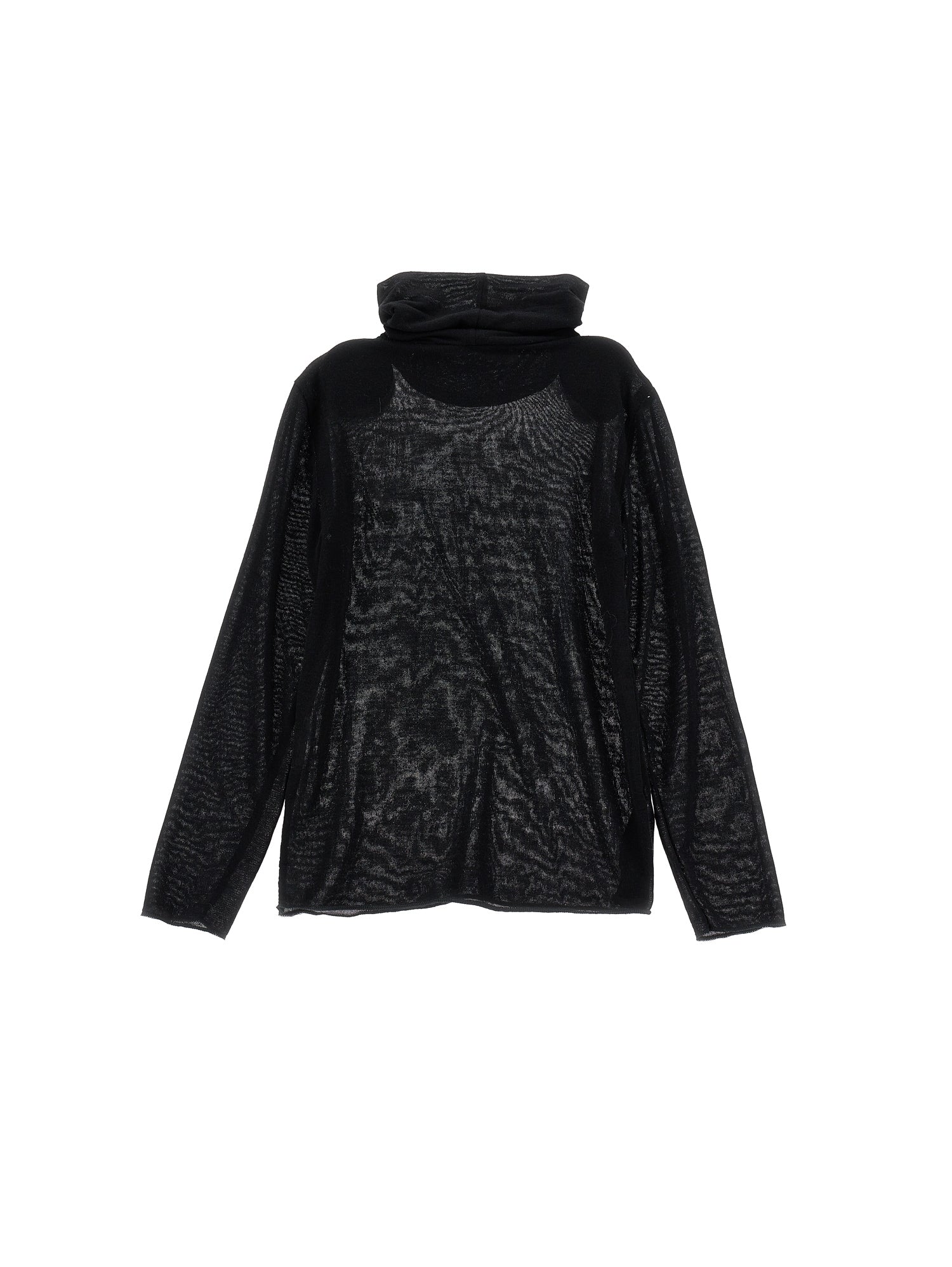 Girls | Jersey Turtleneck With Rhinestones | Black