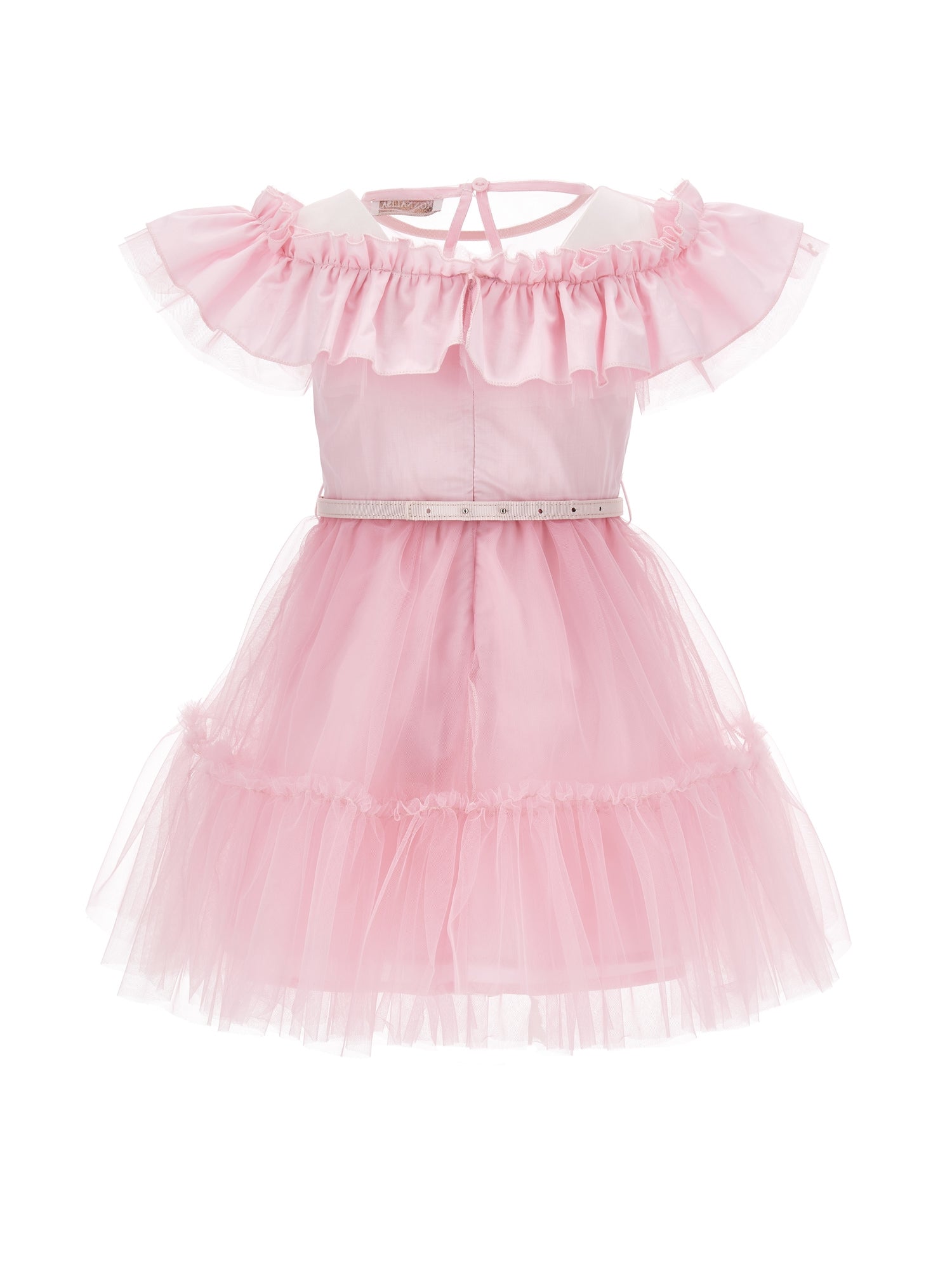 Girls | Tulle Dress With Flounce | FairyTale Pink