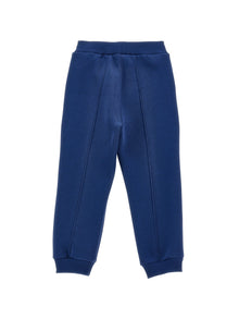 Girls | Heavyweight Fleece Joggers With Rhinestones | Ocean