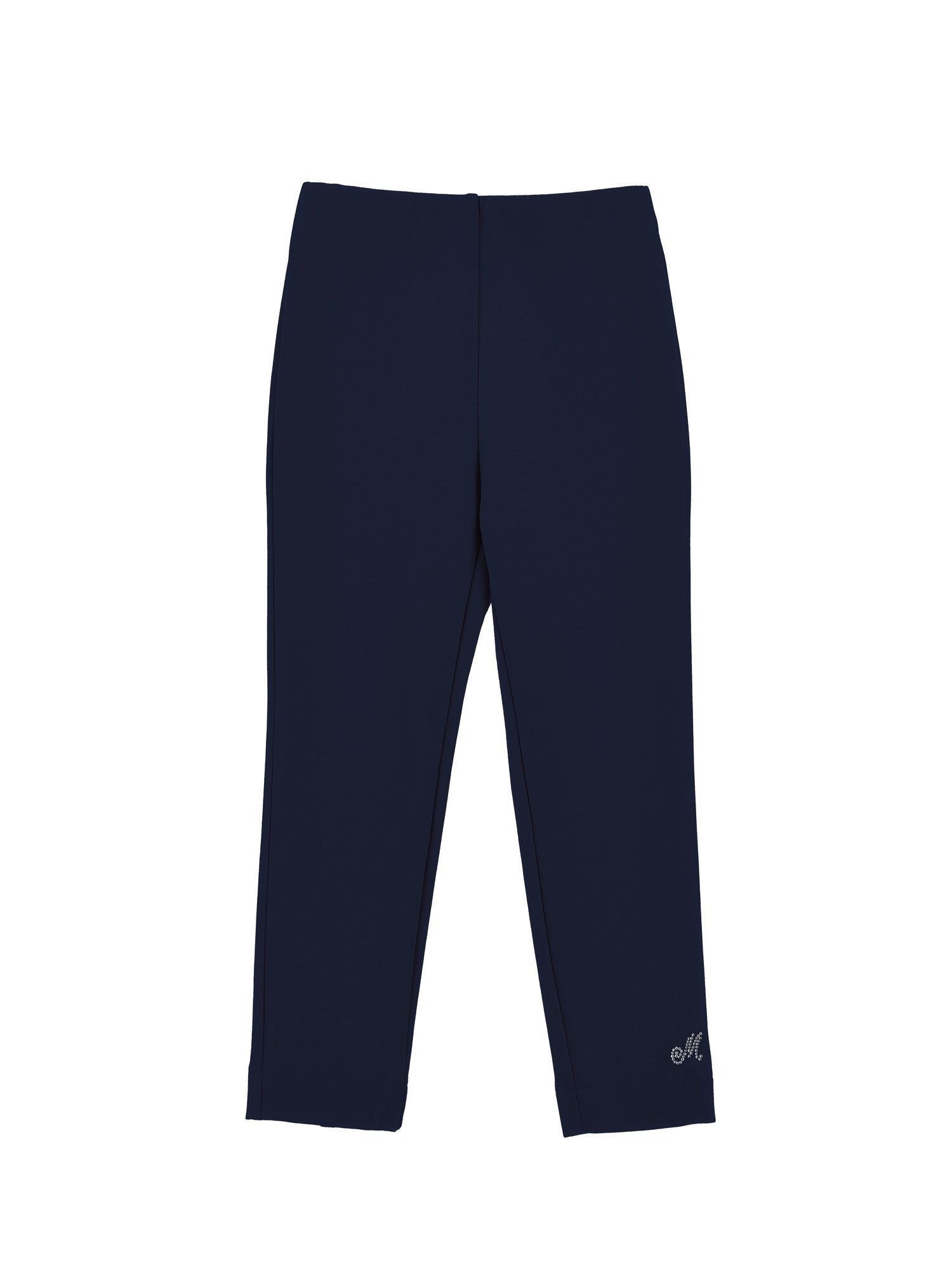 Girls | Milano Stitch Jersey Leggings | Dark Blue