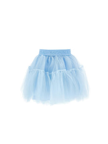 Girls | Silk Tulle Tutu Skirt | Sky Blue
