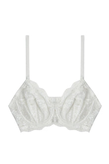Peony Underwire Full Cup Bra | Off White