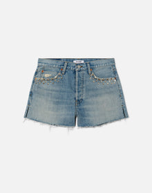 Womens | The Breezy Short | Aged Worn Blue