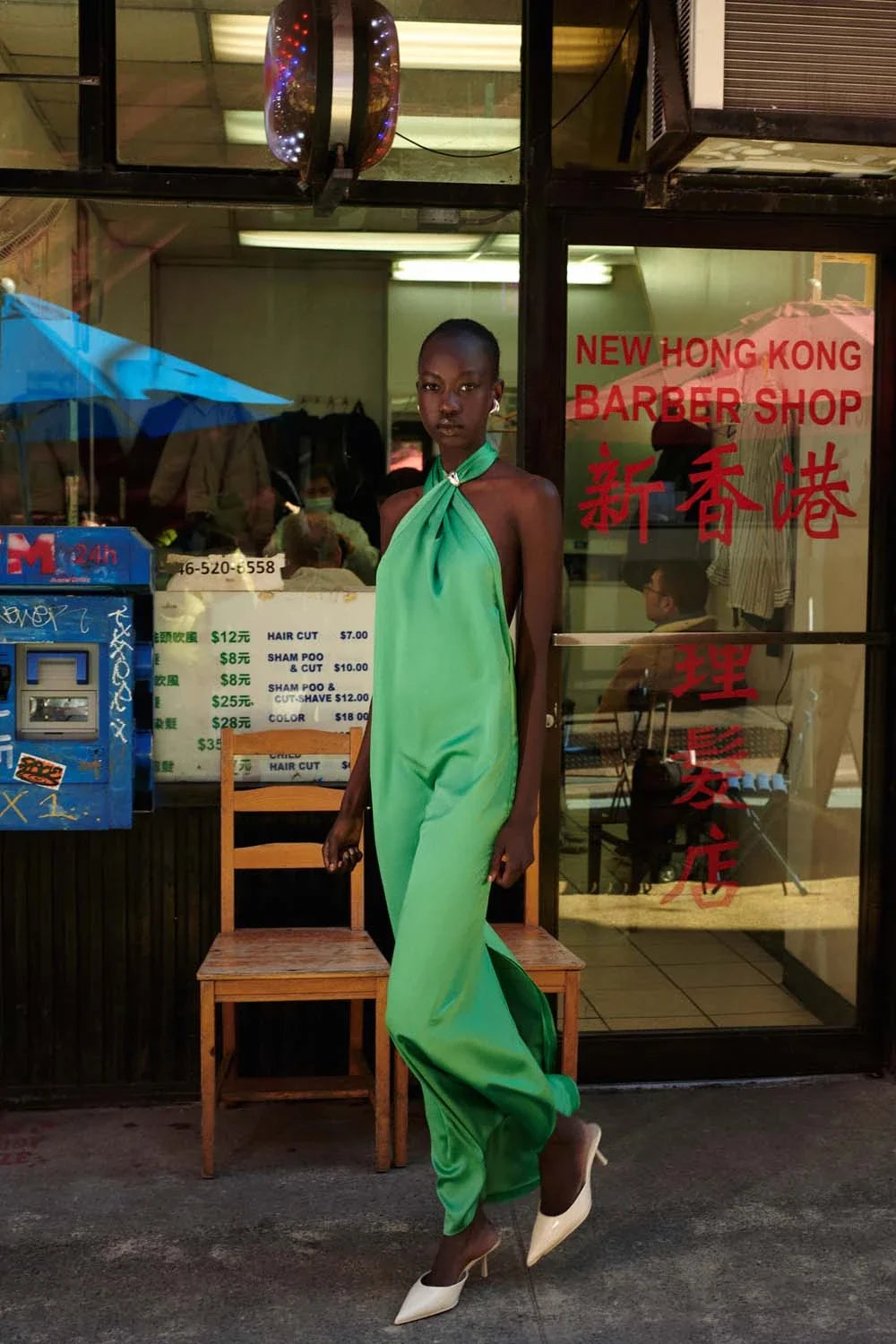 Amorino Maxi Dress | Green Tea