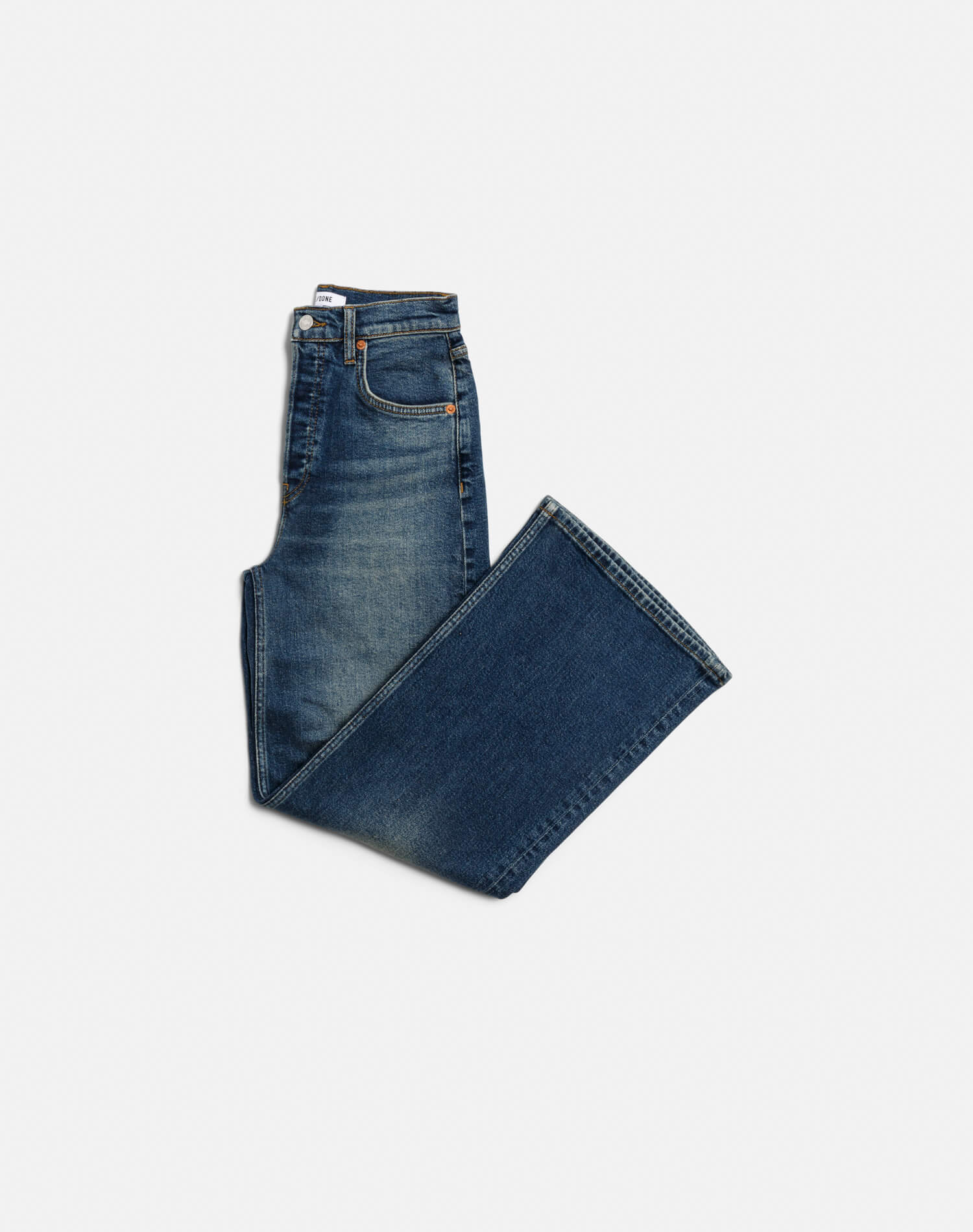 Womens | Comfort Stretch High Rise Wide Leg Crop | Smoke Water
