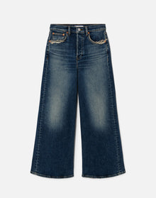 Womens | Comfort Stretch High Rise Wide Leg Crop | Sonoma Indigo