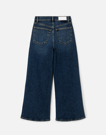 Womens | Comfort Stretch High Rise Wide Leg Crop | Sonoma Indigo