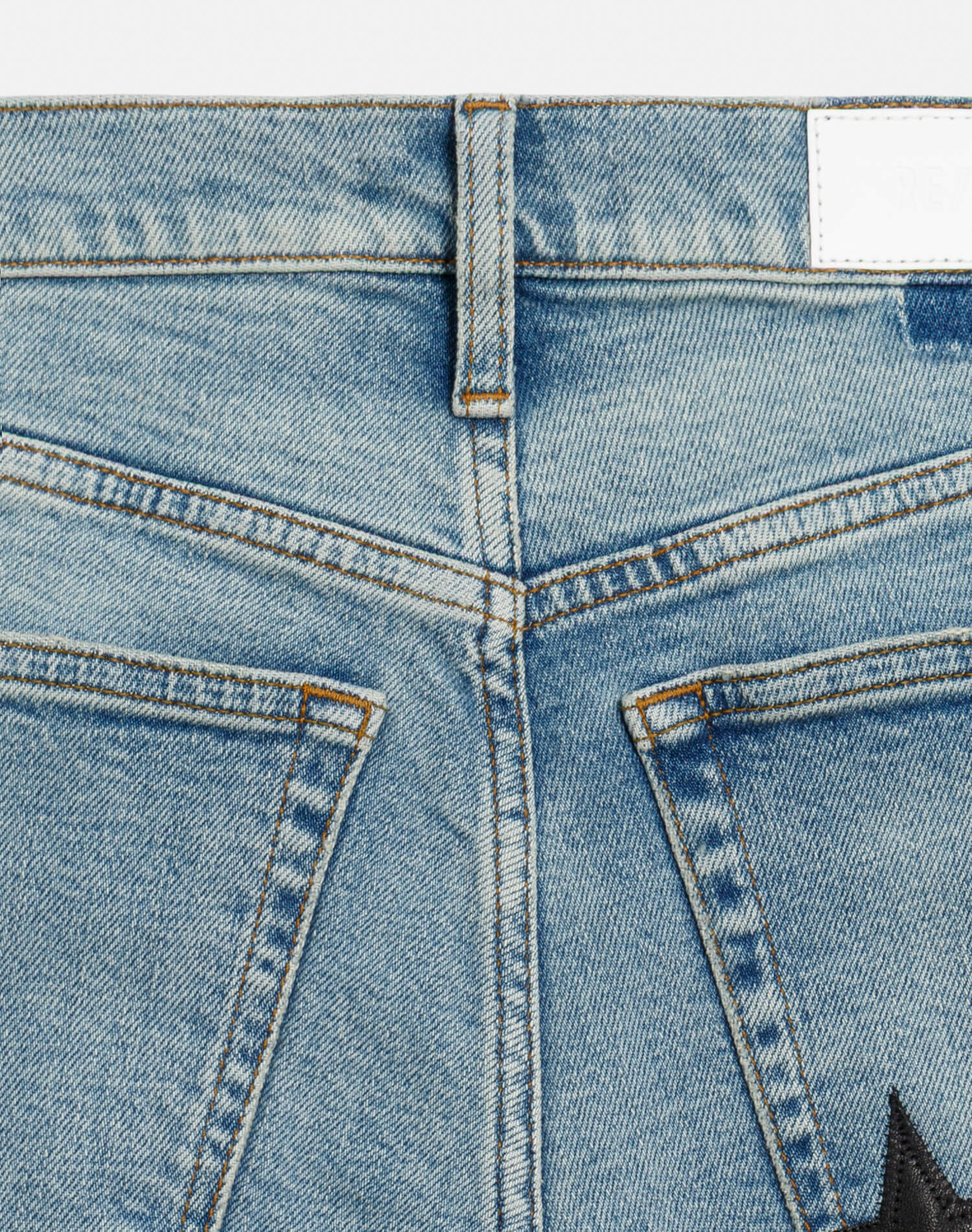 Womens | Comfort Stretch Mid Rise Wide Leg | Opal Indigo Star