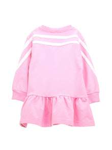 Girls | Mickey Mouse Fleece Dress | Candy Pink/Cream