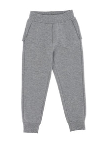 Girls | Jogging Sweatpants With Flounce | Grey
