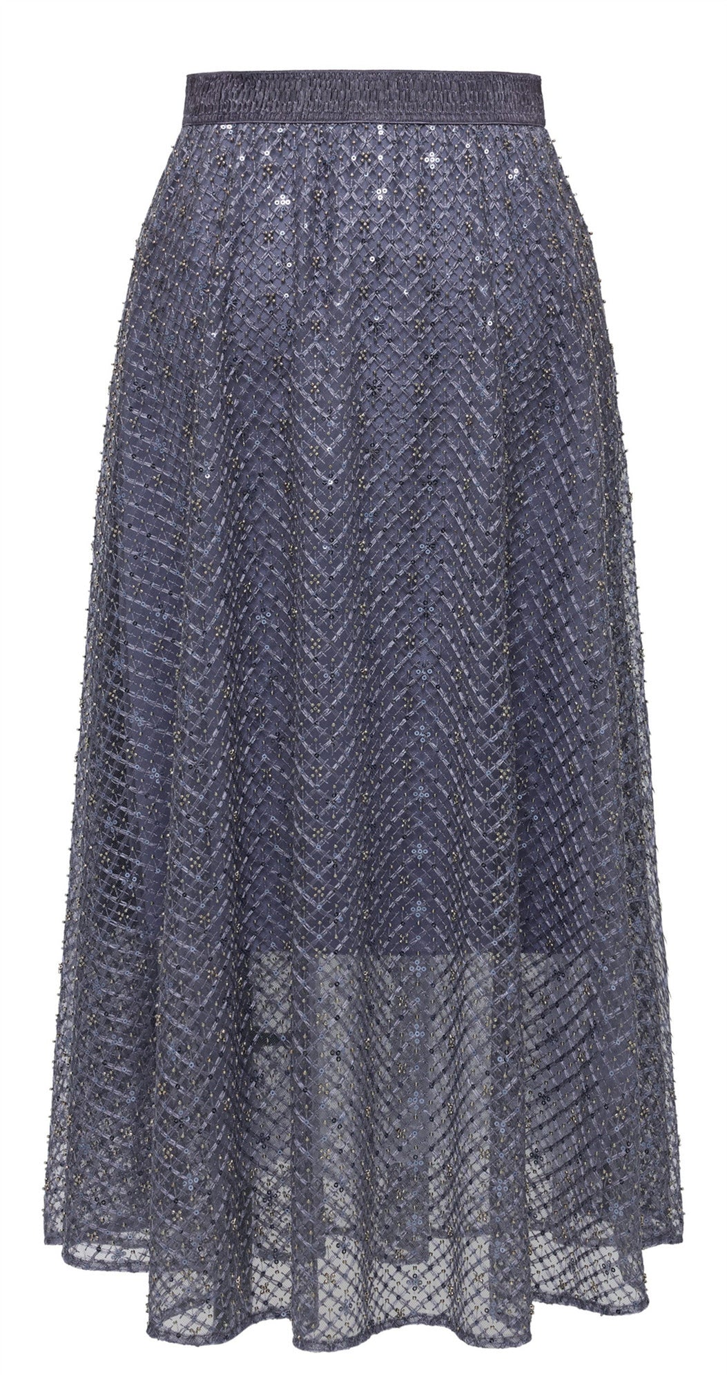 Slimming Tulle Skirt | Navy