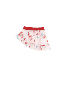 Girls | Muslin Sarong With Cherry Print | Pink/Red