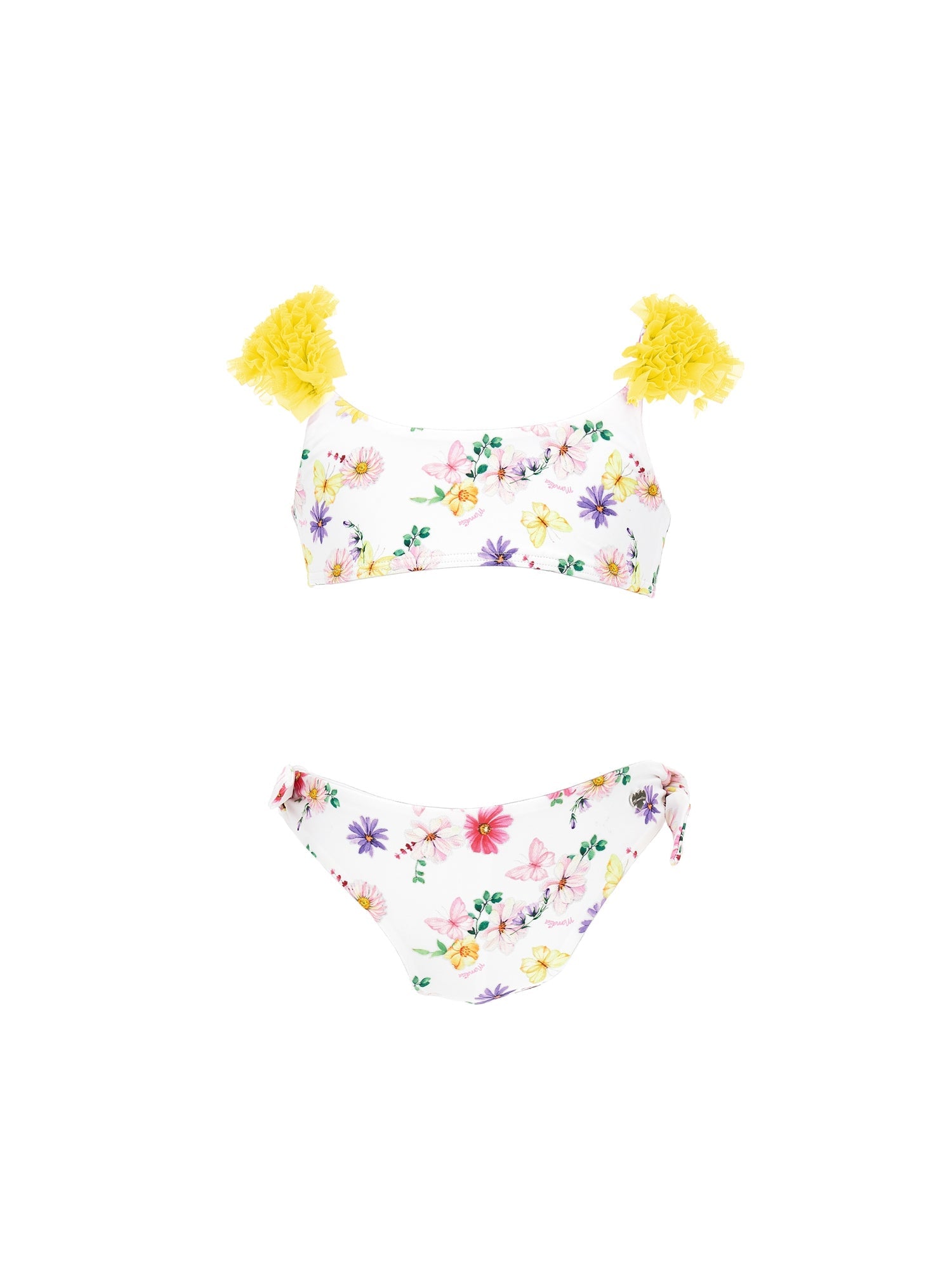 Girls | Floral Stretch Bikini | Multicolor/Yellow