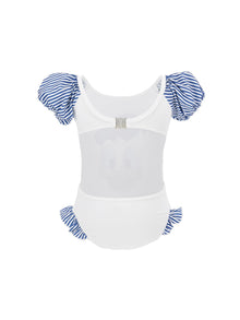 Girls | Donald Duck One-Piece Swimsuit | White/Bluette