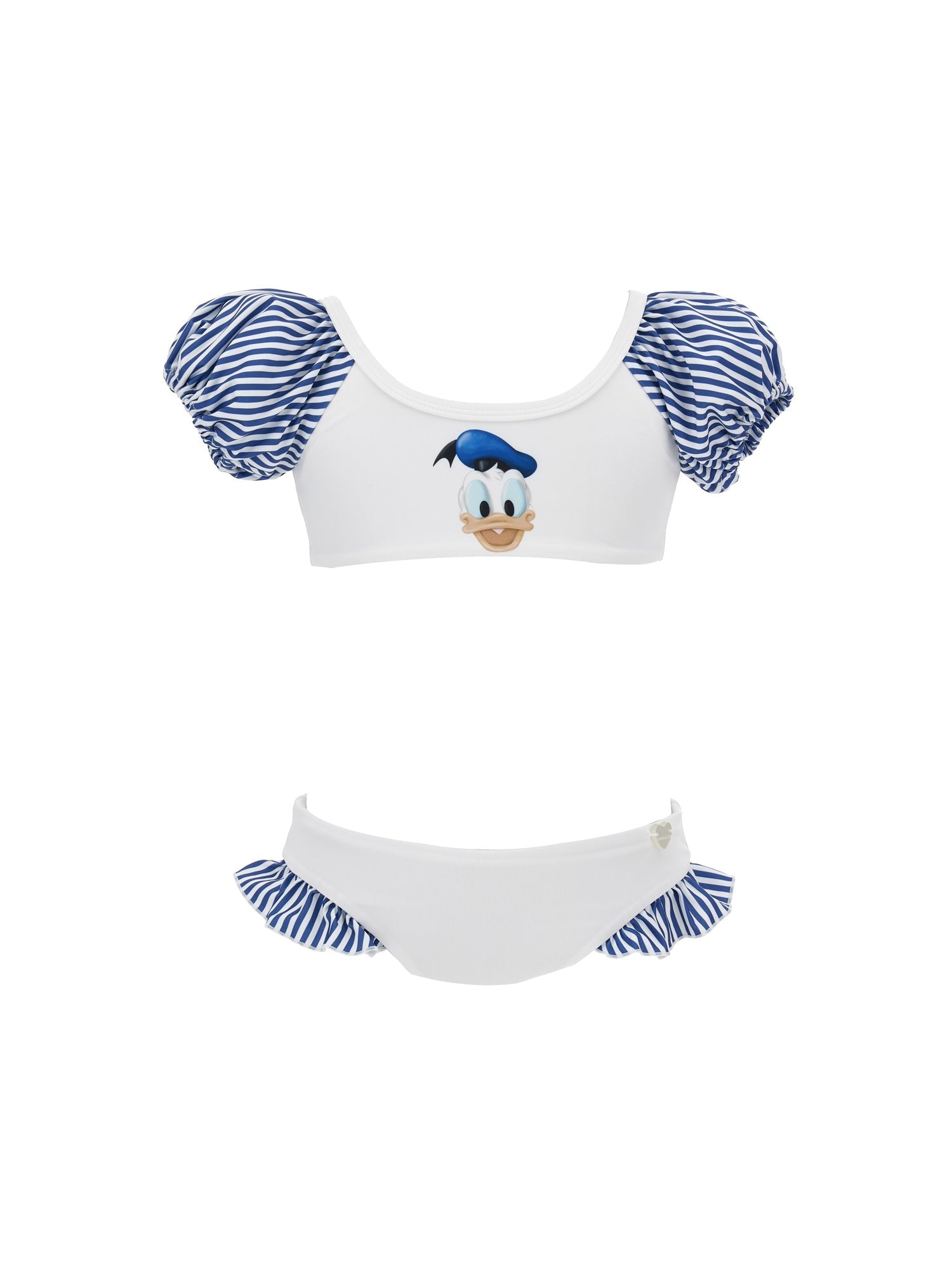 Girls | Donald Duck Two-Piece Swimsuit | White/Bluette