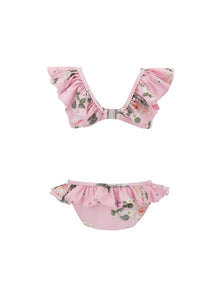 Girls | Flower Two-Piece Swimsuit | FairyTale Pink