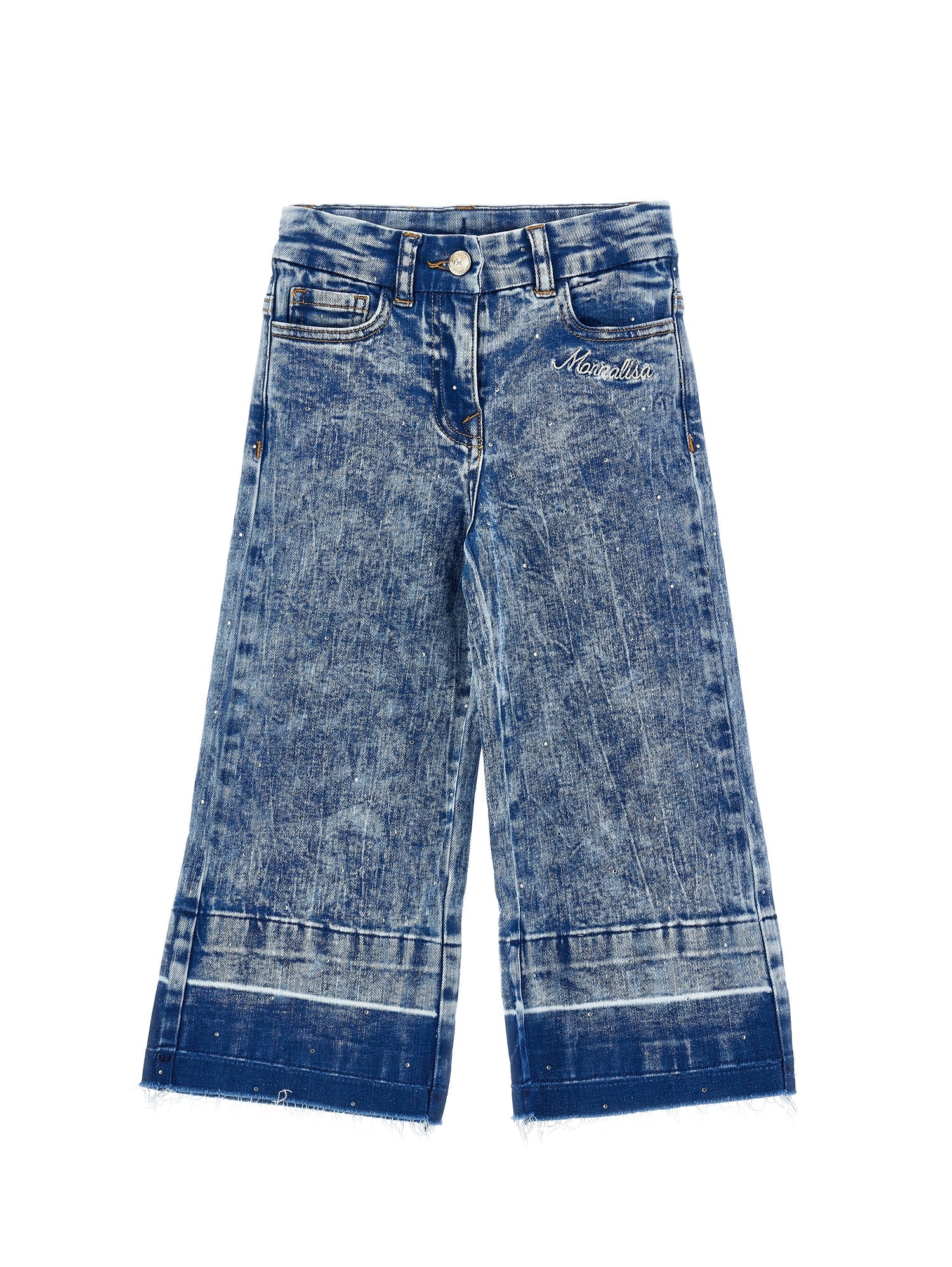 Girls | Flared Five-Pocket Jeans | Stone Denim Blue