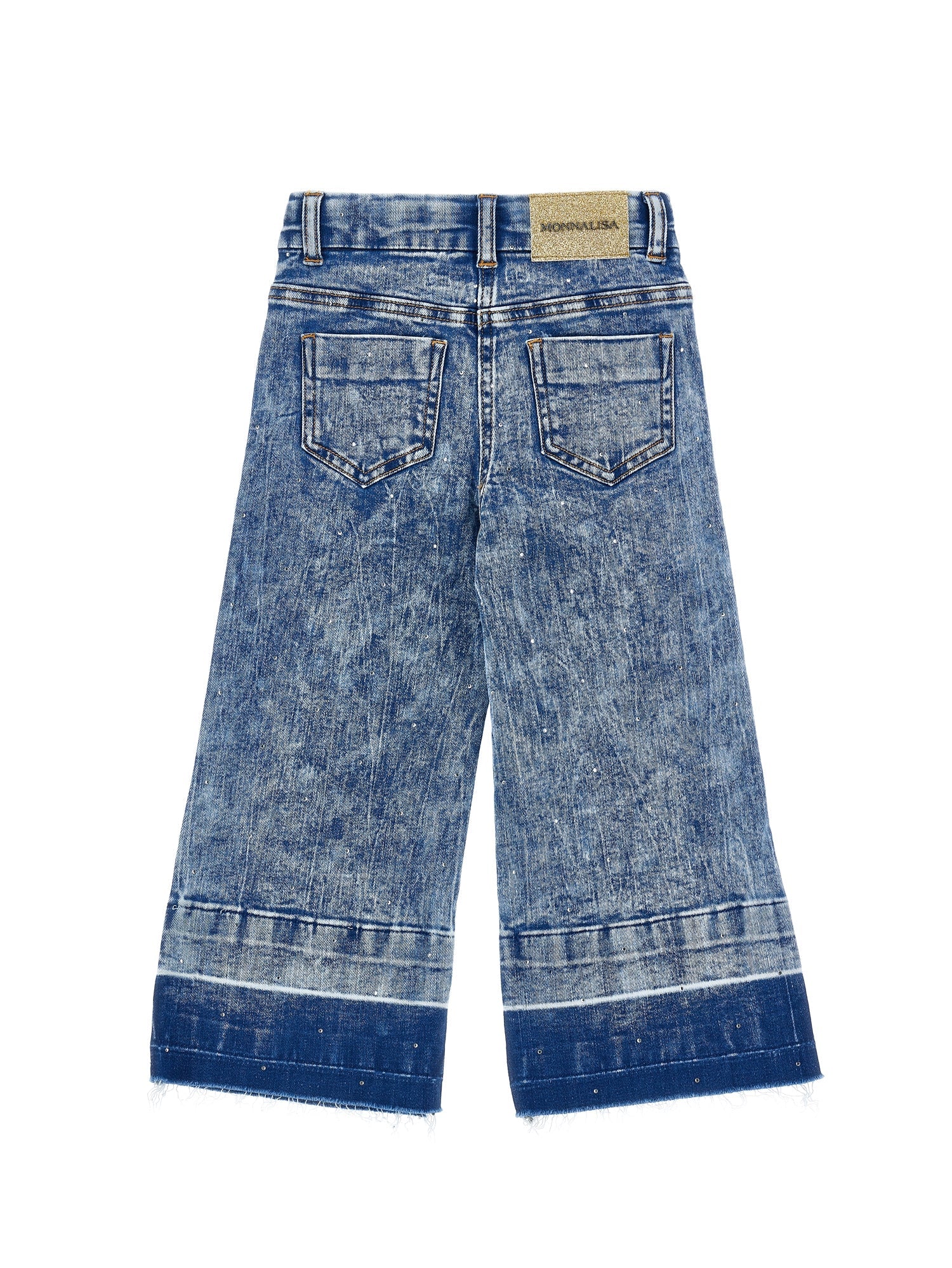 Girls | Flared Five-Pocket Jeans | Stone Denim Blue