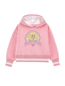 Girls | Barbie Hoodie | Peach Pink