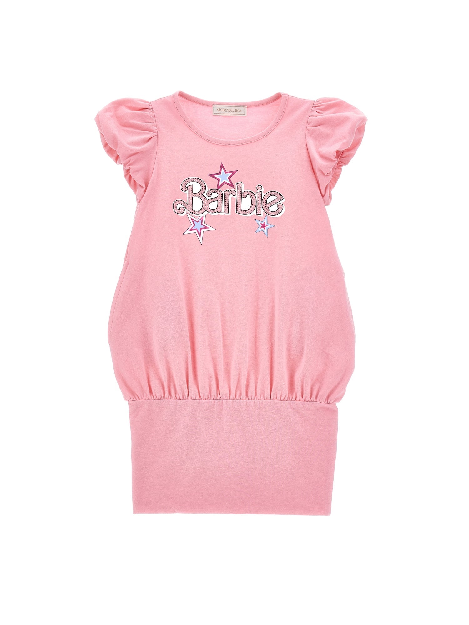 Girls | Barbie Stretch Jersey Dress | Peach Pink