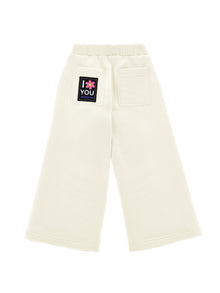 Girls | Heavyweight Fleece Trousers | Cream