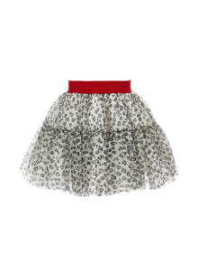 Girls | Animal Print Tulle Skirt | Leopard Print