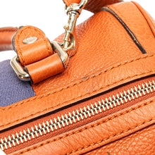 Gucci | Pre-Owned Small Leather Web Joy Boston Bag | Orange