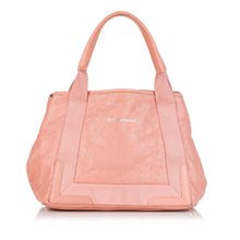 Balenciaga | Pre-Owned Navy Cabas S Leather Tote Bag | Pink/Light Pink